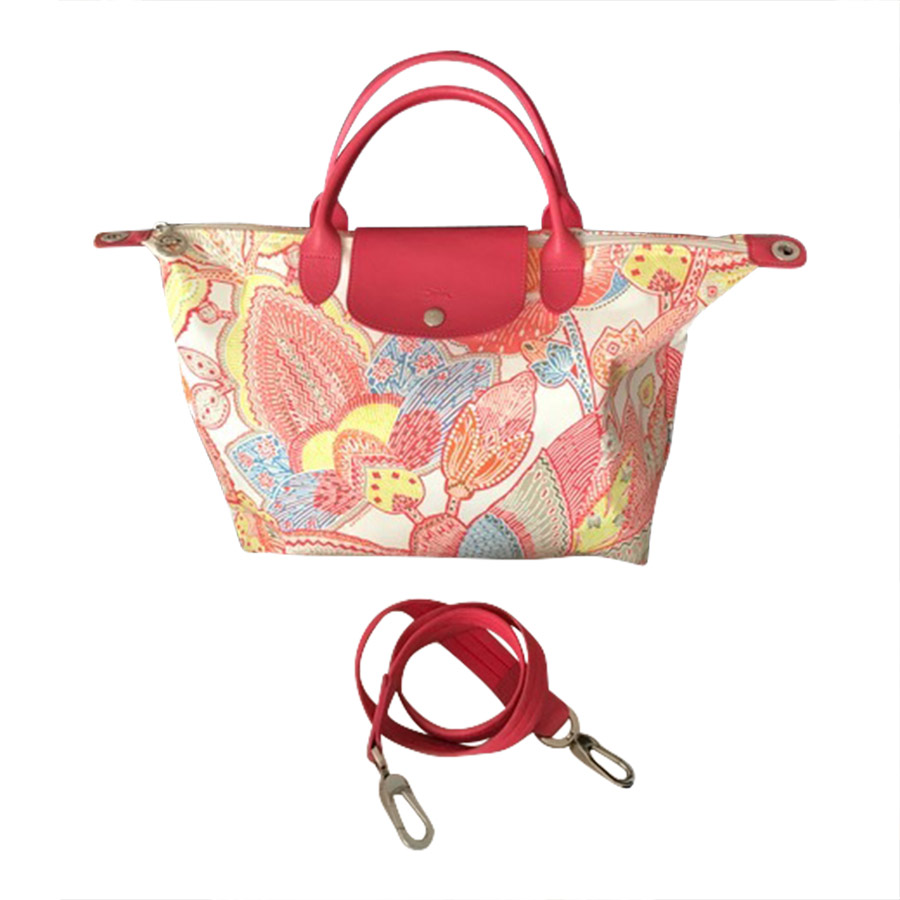 longchamp le pliage fleur