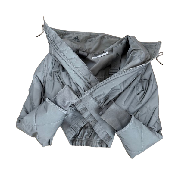 Stella McCartney Adidas by Stella McCartney - Veste de course à pied - Gris fluo