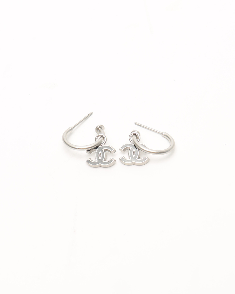 Chanel Coco Mark Swing Earrings