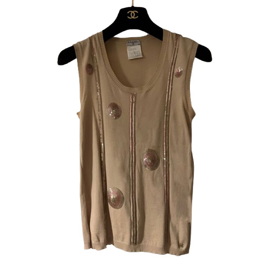 Chanel Top aus Baumwolle