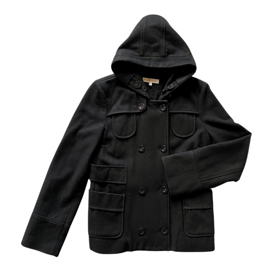 See By Chloé Blouson bombardier noir avec poches extérieures et capuche