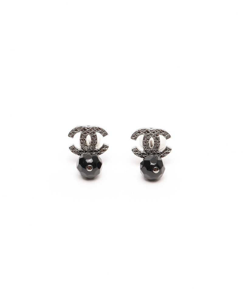 Chanel Coco Mark Dangling Earrings