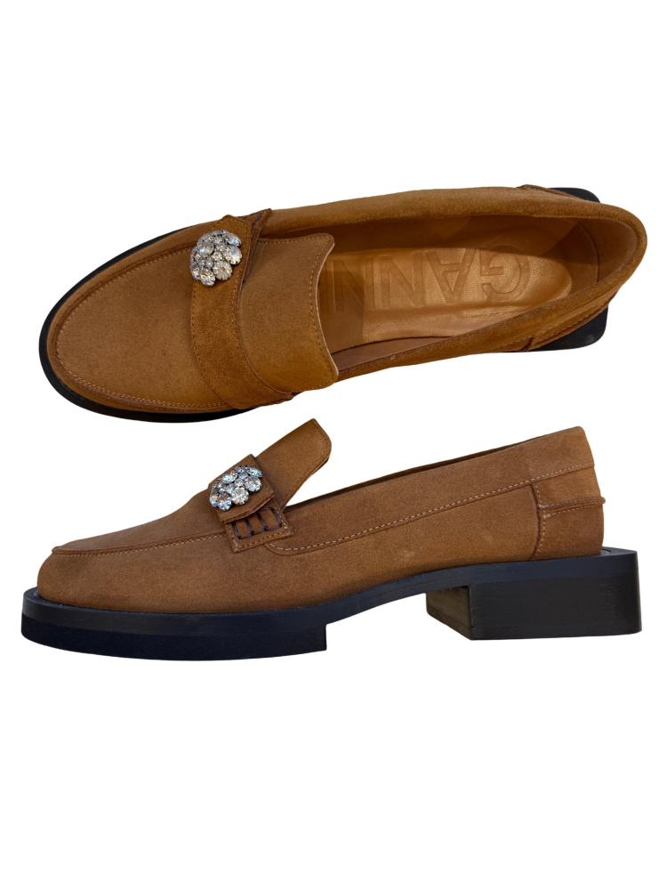 Ganni Suede Loafers Size 37