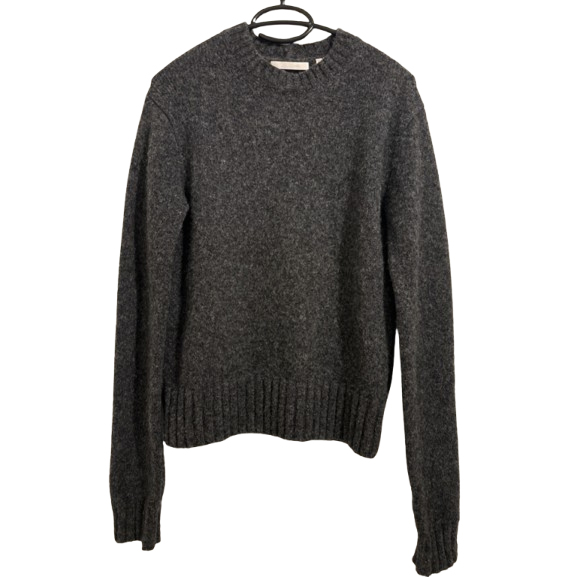 Helmut Lang Pull laine et alpaga gris