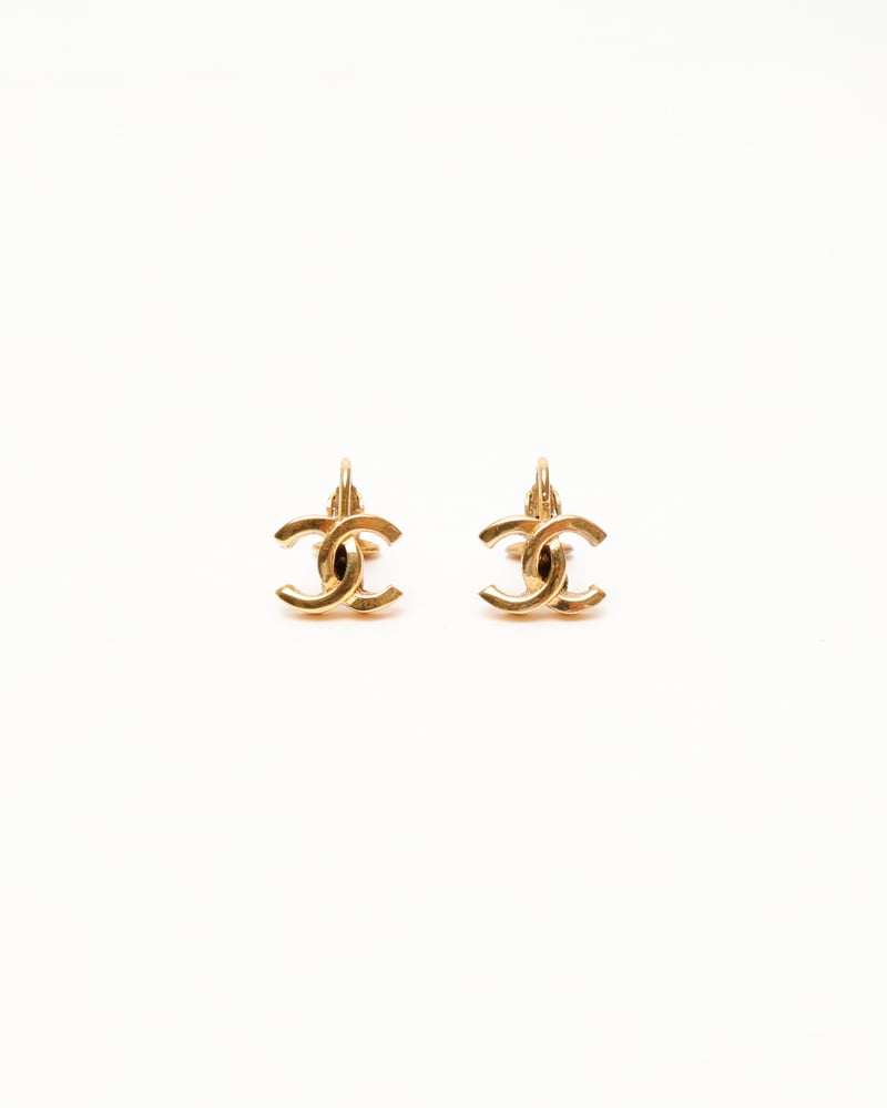 Chanel Coco Mark Hook Earrings