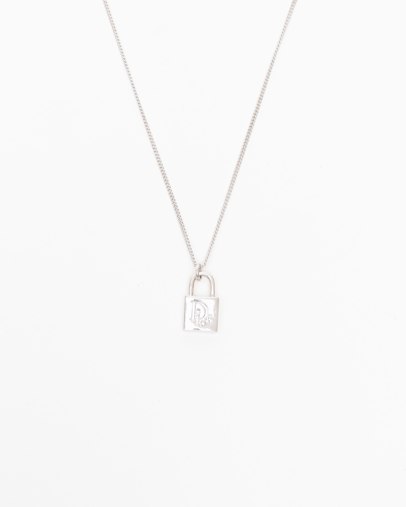 Christian Dior Padlock Necklace