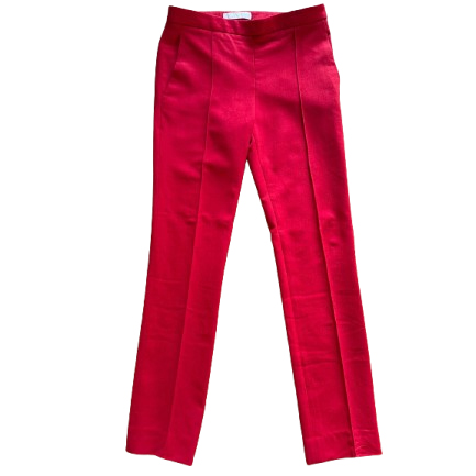 Chloé Pantalon droit rouge