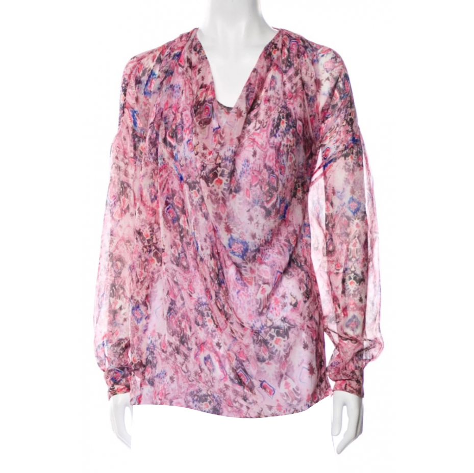Iro Chemisier en soie imprimé floral Margot