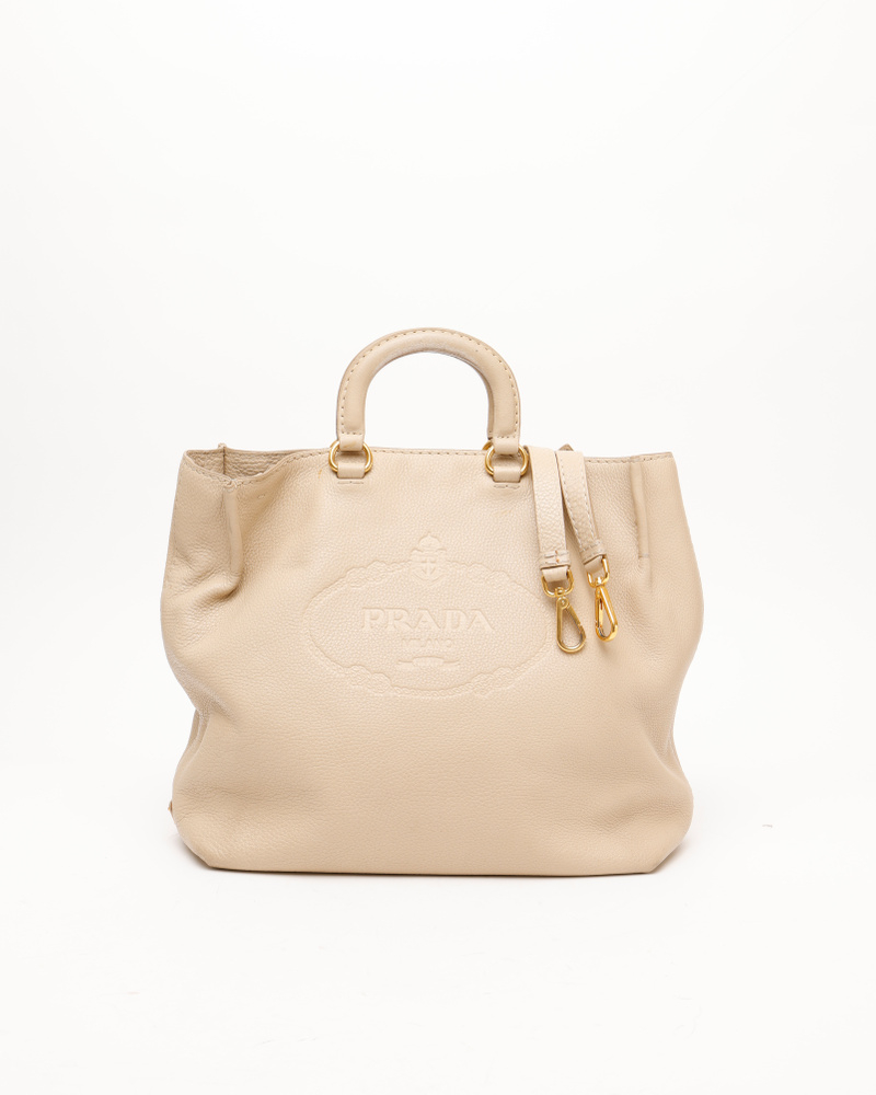 Prada Vitello Daino Tote Bag