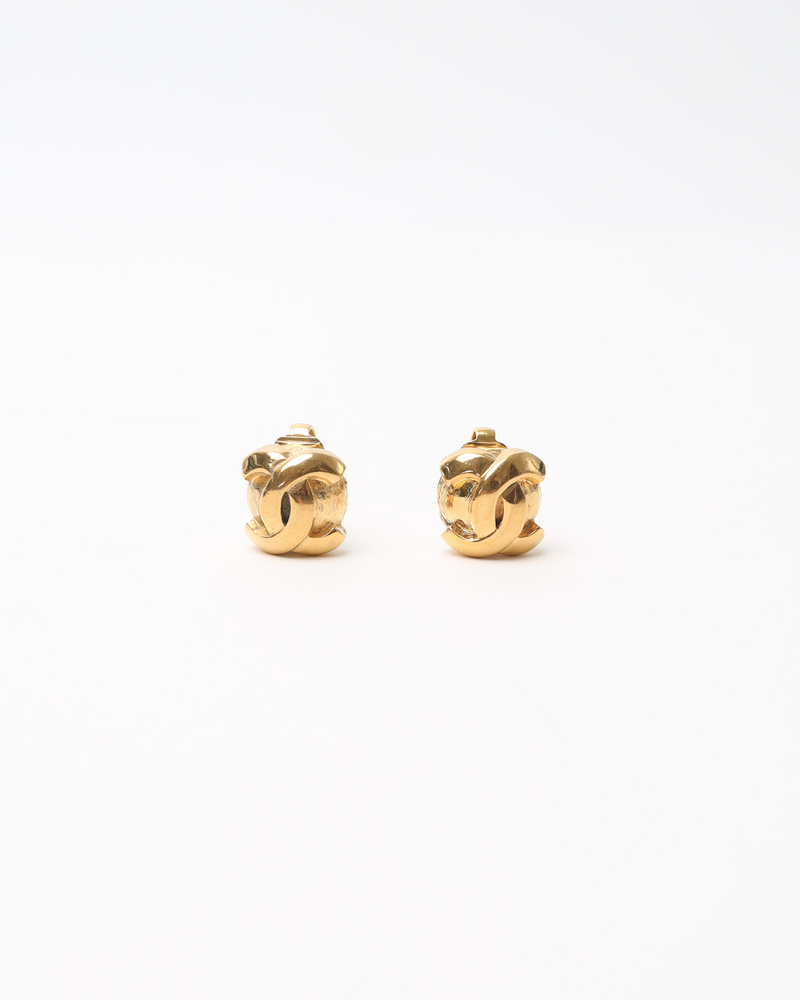 Chanel Coco Mark Clip-on Earrings