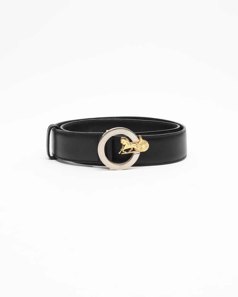 Celine Céline Horse Carriage Leather Belt