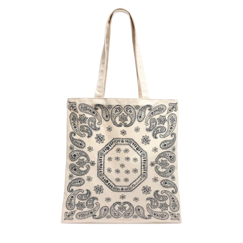 Madewell The Reusable Canvas Tote Bag: Bandana Edition