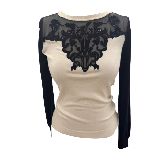 Ermanno Scervino Spitzenpullover