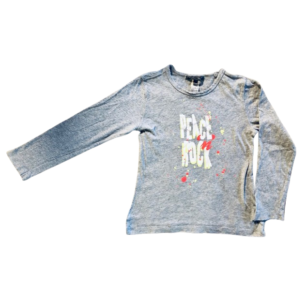 Bonpoint T-shirt à manches longues avec imprimé