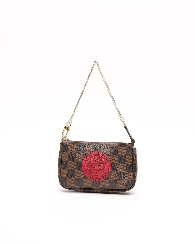 Louis Vuitton Damier Ebene Mini Pochette Accessories Bag
