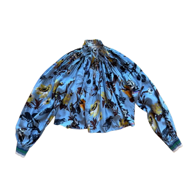 Tibi Gothic floral Edwardian blouse!