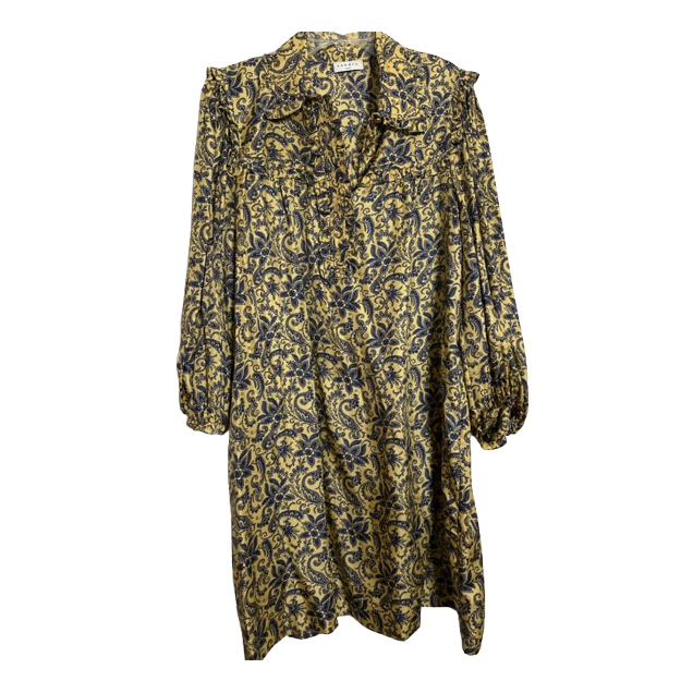 Sandro Kurzes Kleid aus Seide