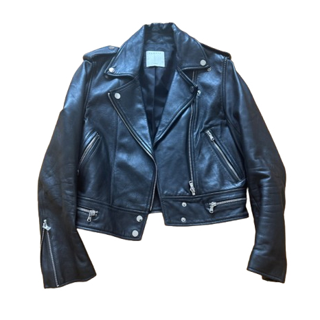 Sandro Leather biker jacket