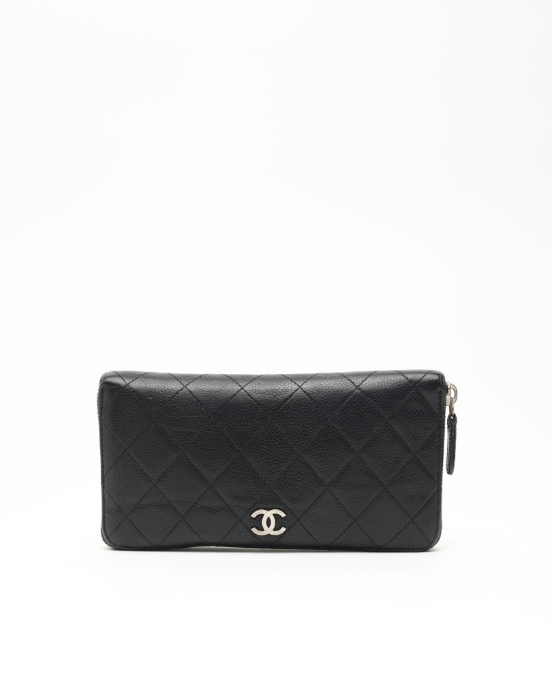 Chanel Long Zip Around Wallet