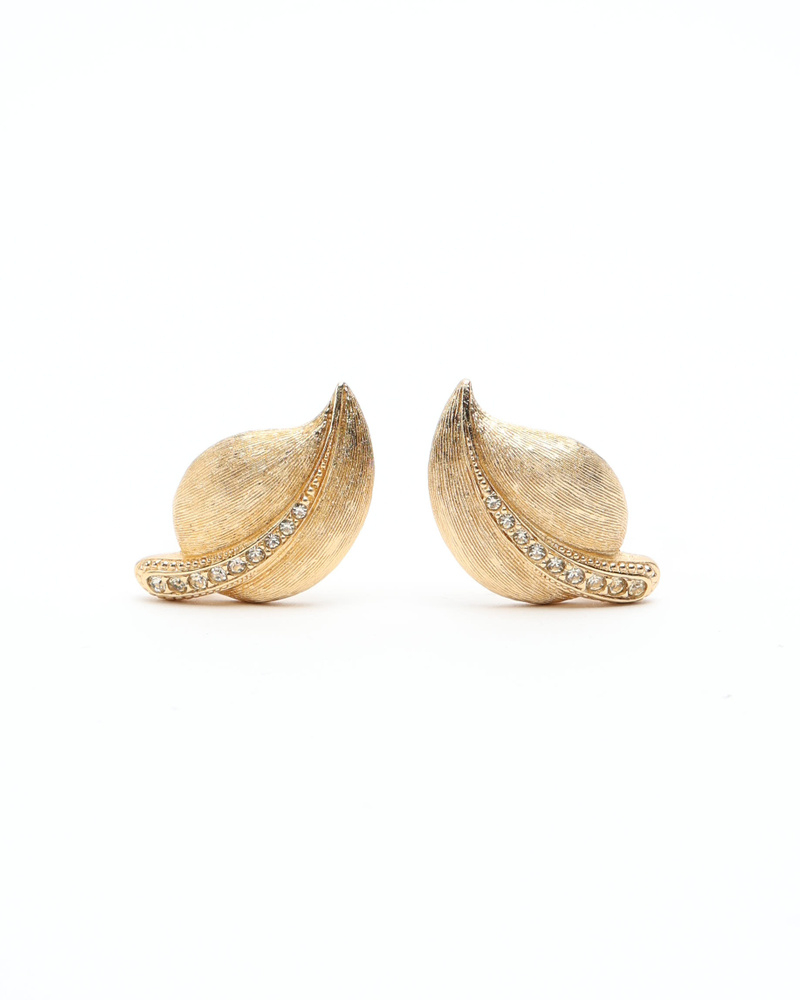 Christian Dior Rhinestone Clip-on Earrings