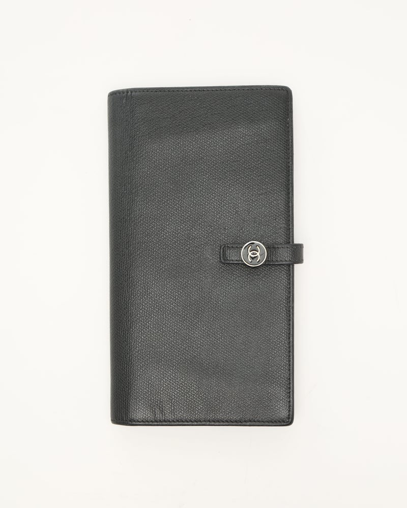 Chanel Coco Button Long Wallet