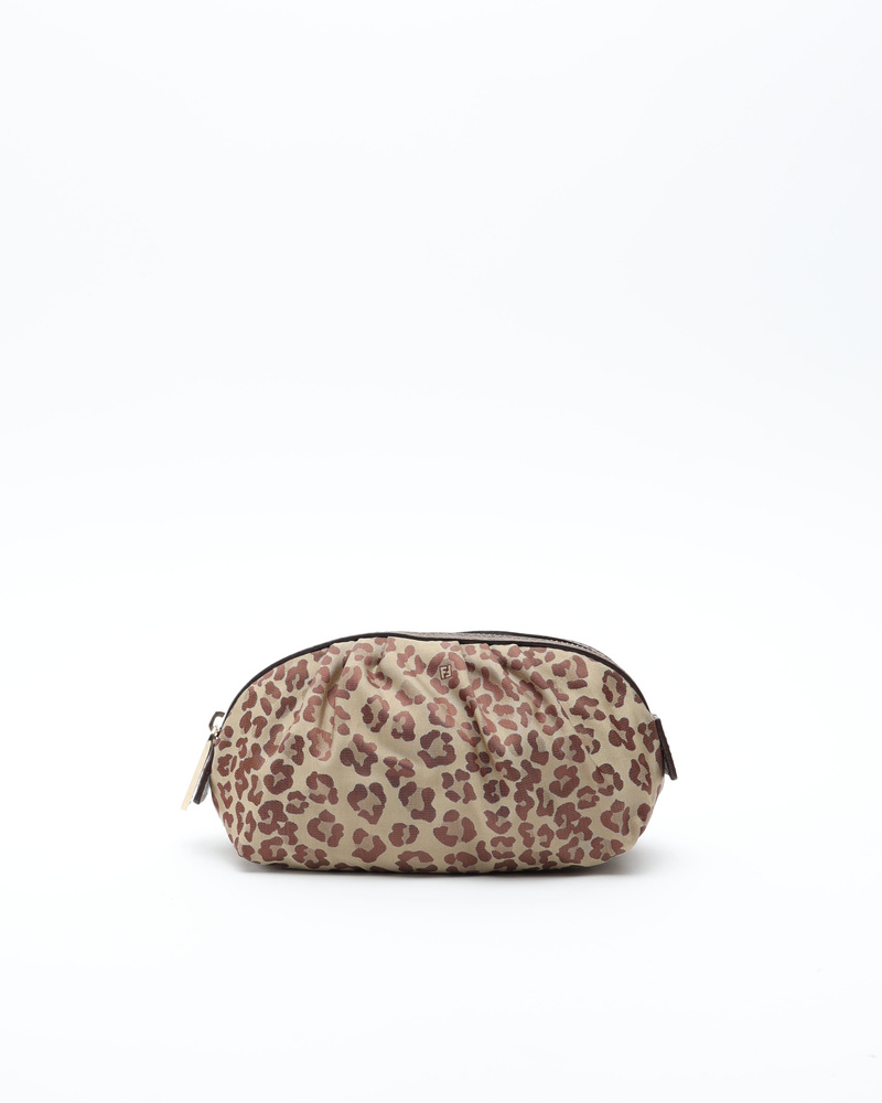 Fendi Leopard Vanity Pouch