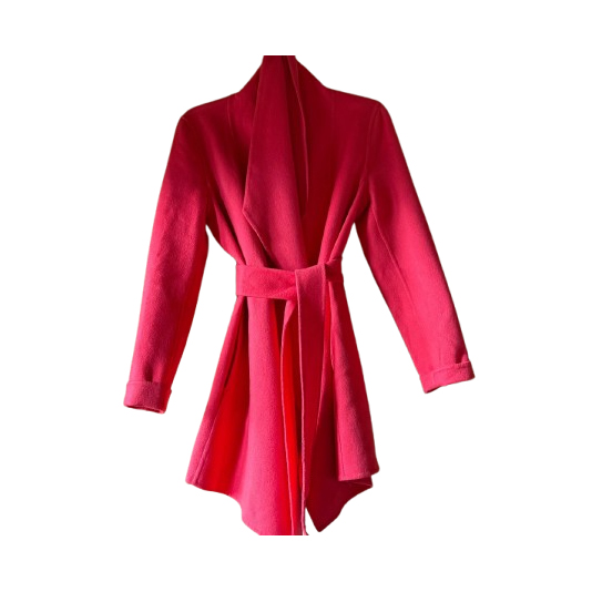 Escada Beautiful and bright:  Brand new Escada vwool, cashmere, angora belted coat!  XS