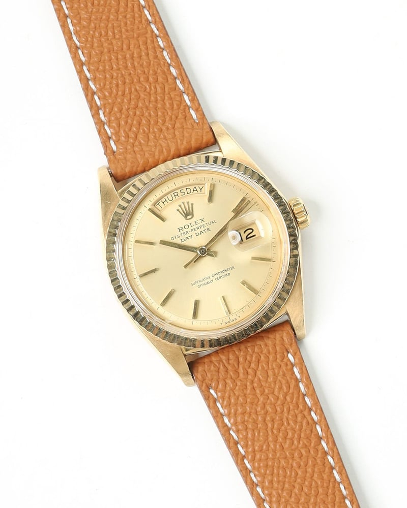 Rolex Day-Date 36mm Ref 1803 18k Gold 1971 Watch