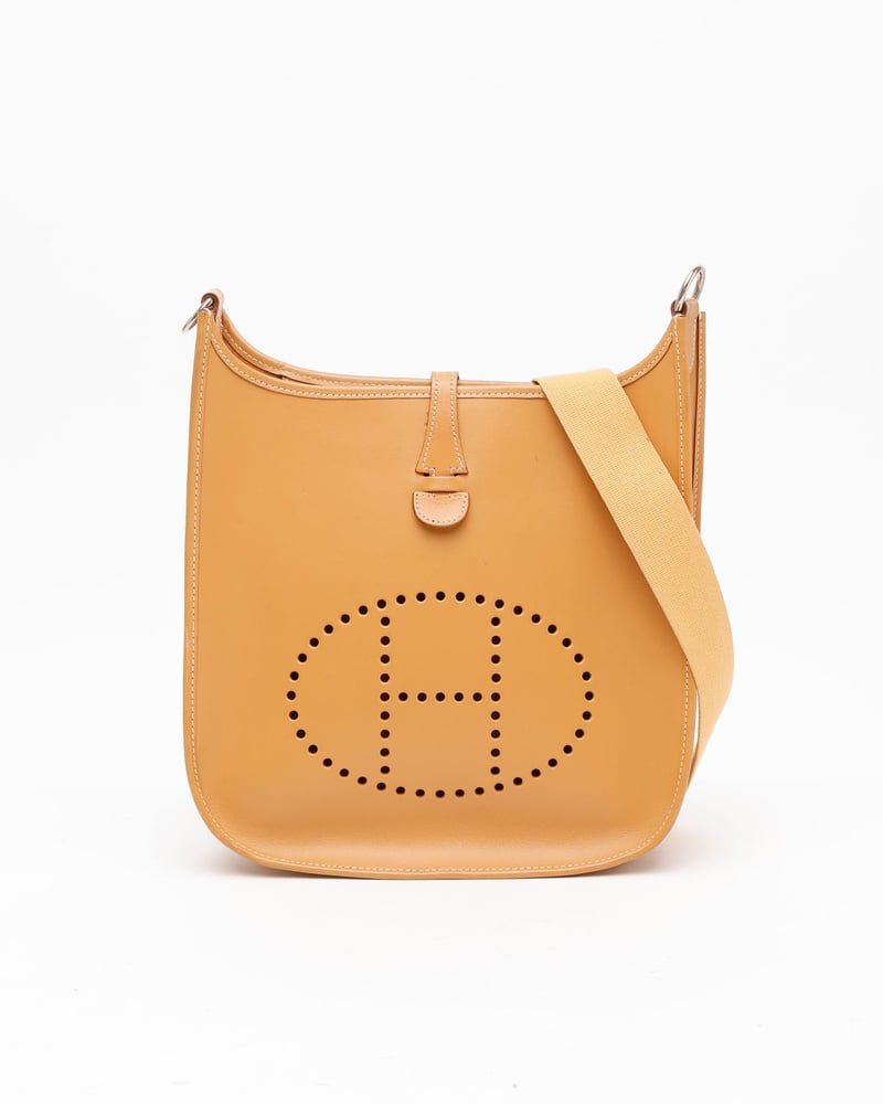 Hermès Vache Naturelle Evelyne PM Bag