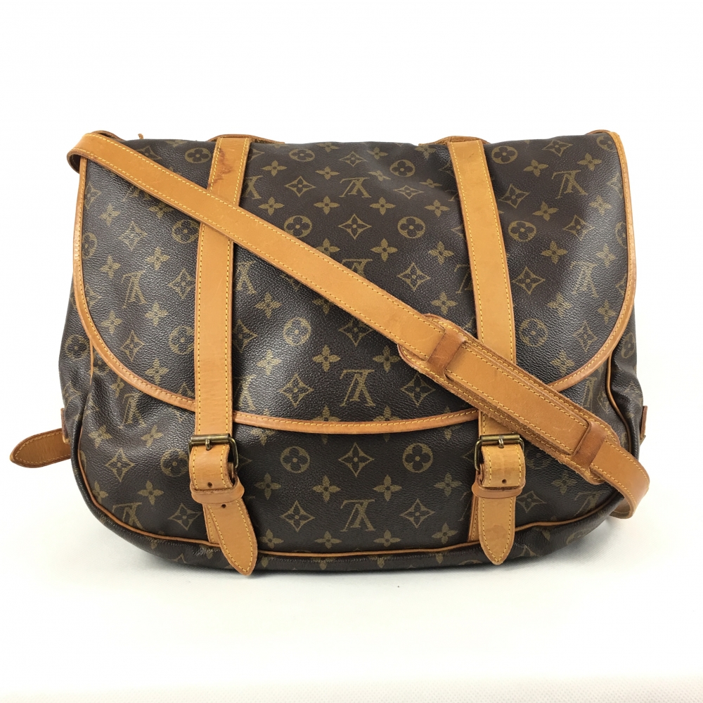 Louis Vuitton Saumur 43 Bag and Travel Bag in monogram