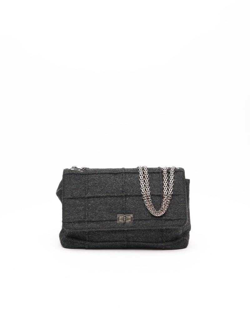 Chanel 2.55 Wool Chocolate Bar Bag