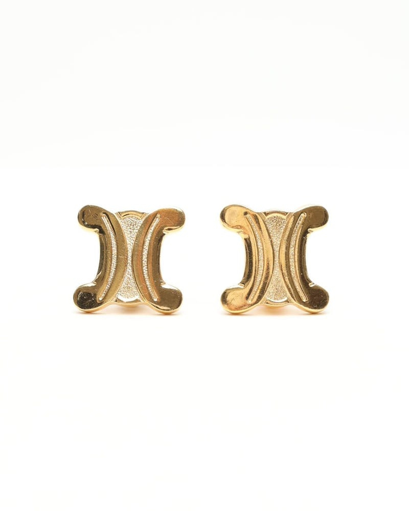 Celine Céline Macadam Clip-on Earrings