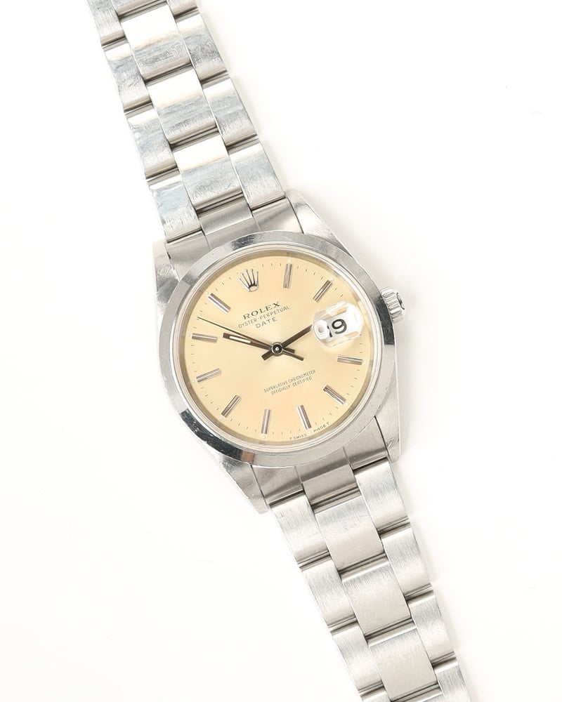 Rolex Oyster Perpetual Date 34mm Ref 15200 1993 Watch