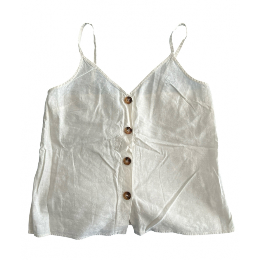 Topshop Linen viscose top