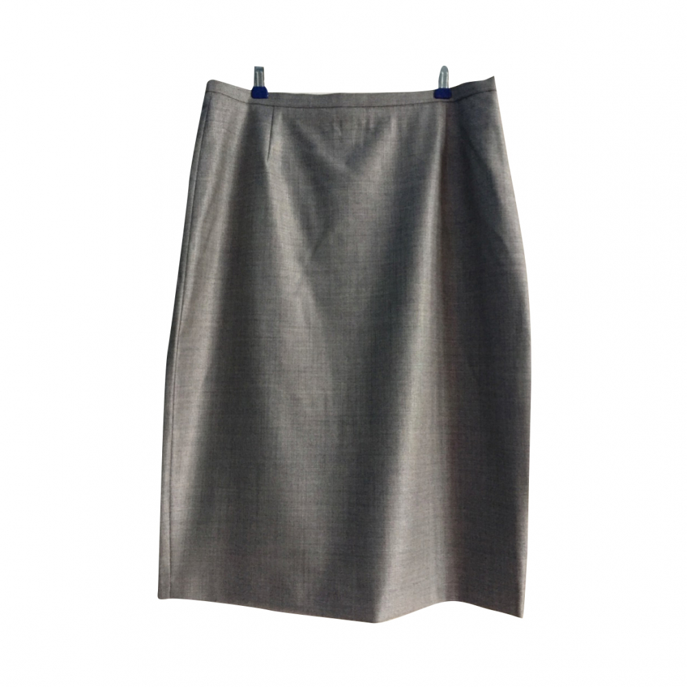 Max Mara jupe crayon légèrement stretch, fendue à l'arrière