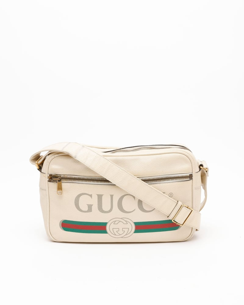 Gucci Logo Messenger Bag