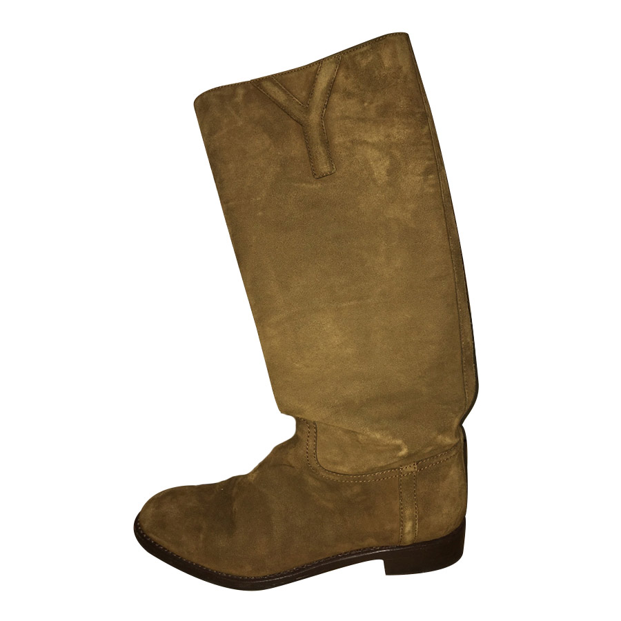 Yves Saint Laurent Bottes Cavalières