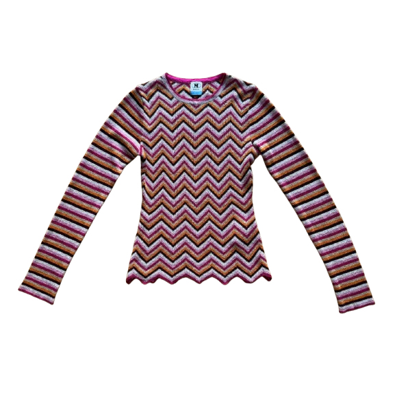 M Missoni Fun striped and zigzag top!