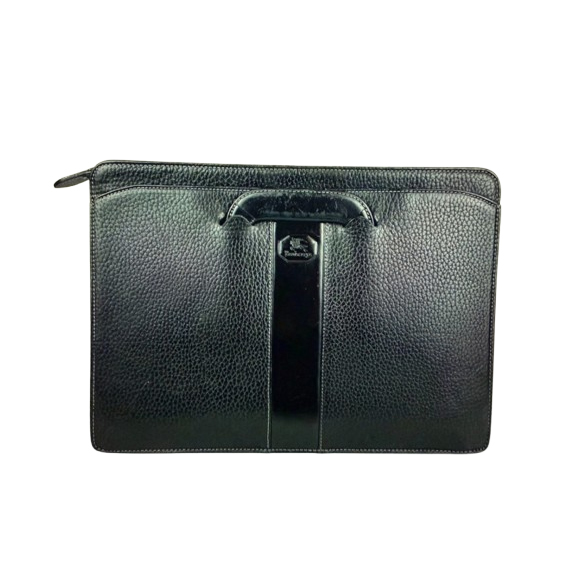 Burberry Soft Back Leather Business Bag