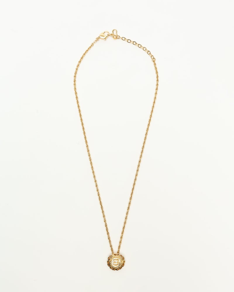 Christian Dior CD Logo Necklace