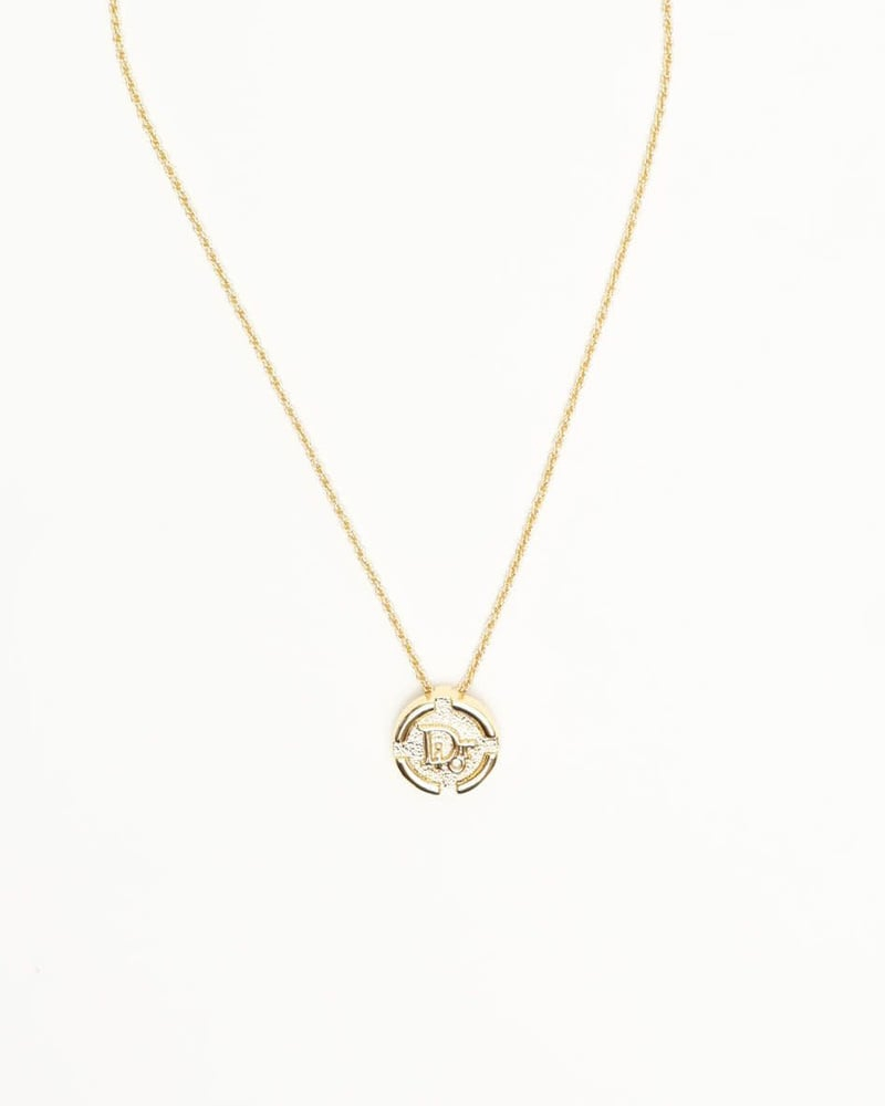 Christian Dior CD Logo Necklace