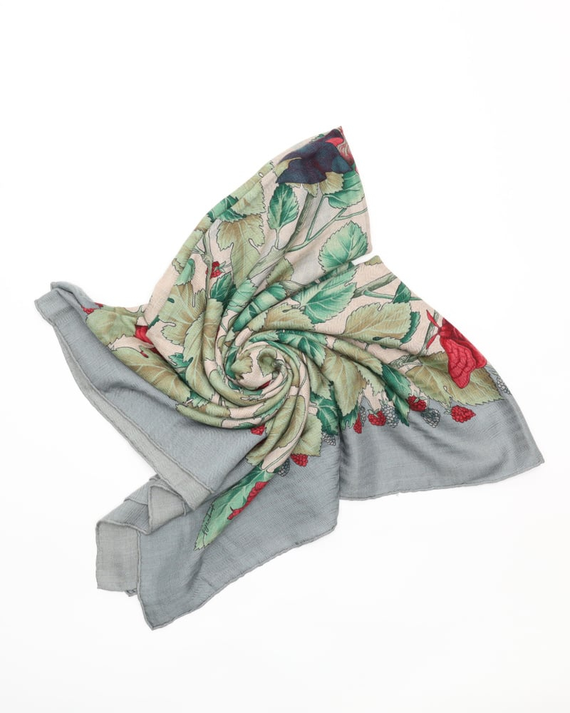 Hermès Carré Géant l'ARBRE de SOiE Cashmere Silk Scarf