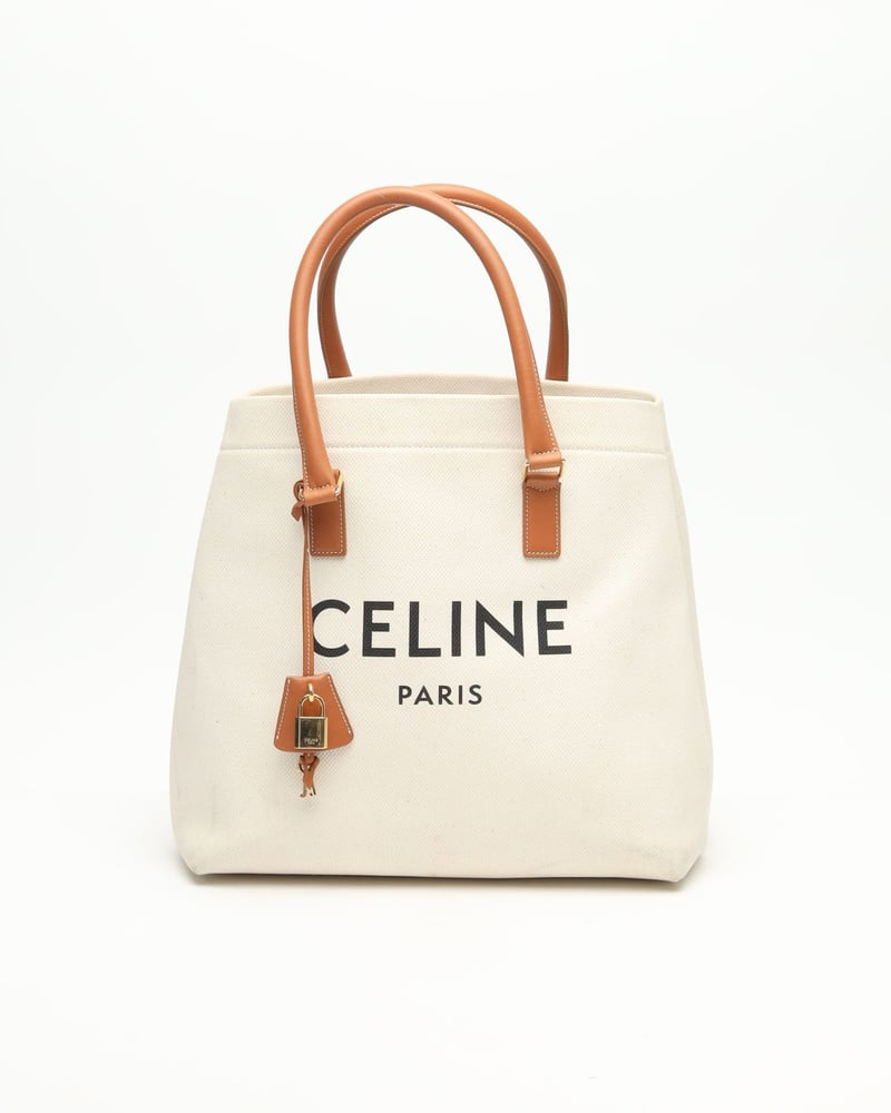 Celine Céline Cabas New Horizontal Tote Bag