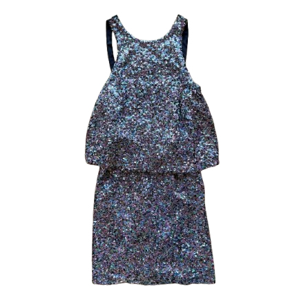 Emporio Armani Glittery pastel sequin minidress!