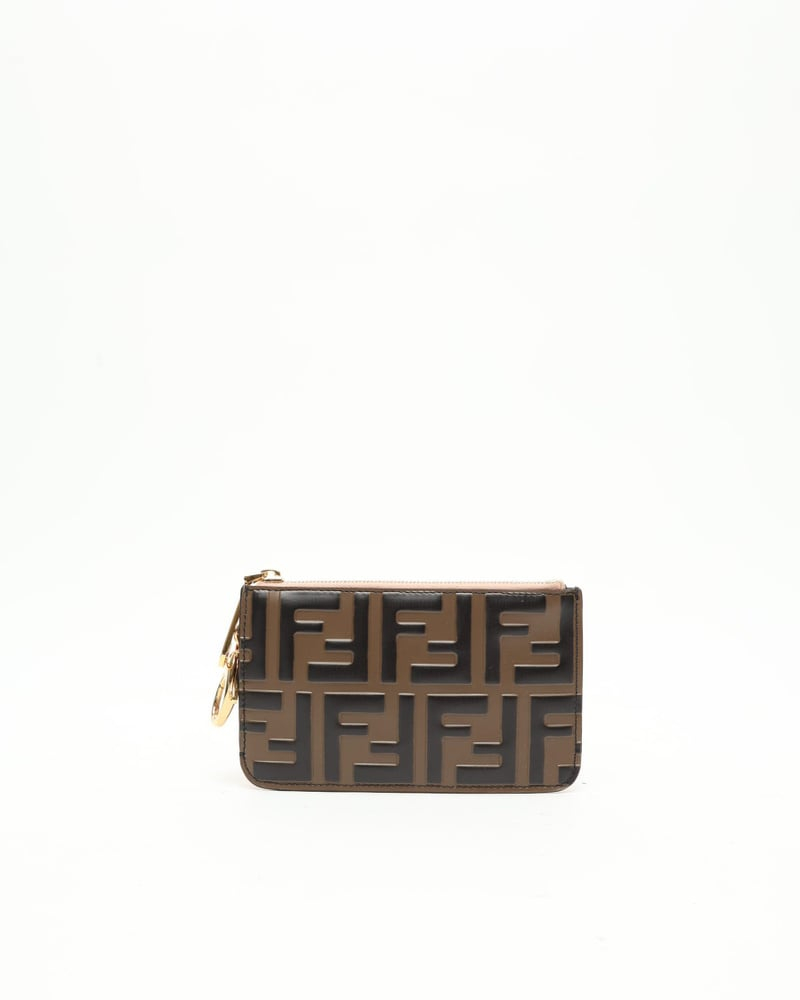 Fendi Leather Card Holder