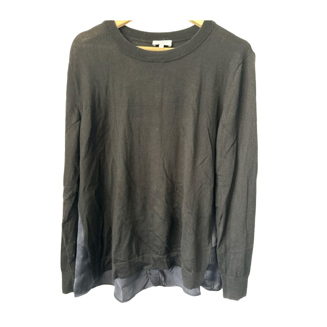 Escada Black top with gold stars