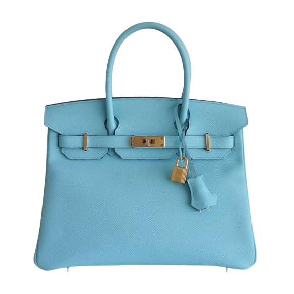 Hermès Tasche Hermes Birkin 30 Atollblau