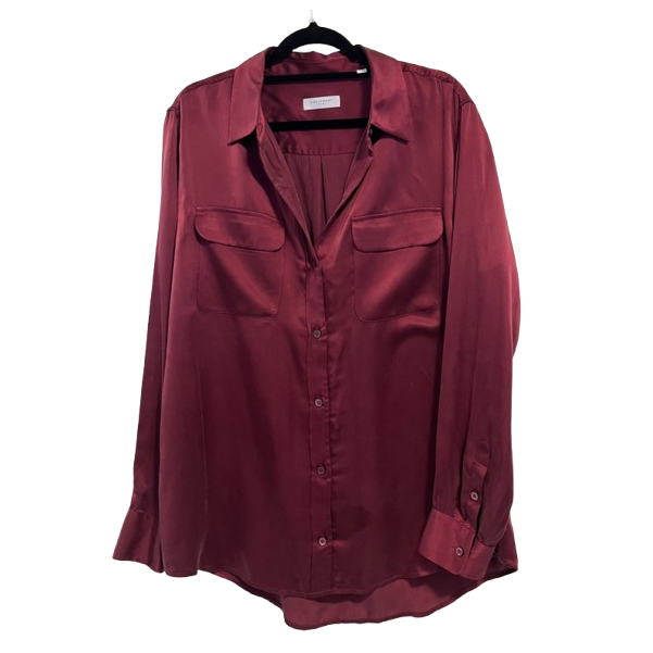 Equipment Chemise en soie lavée bourgogne