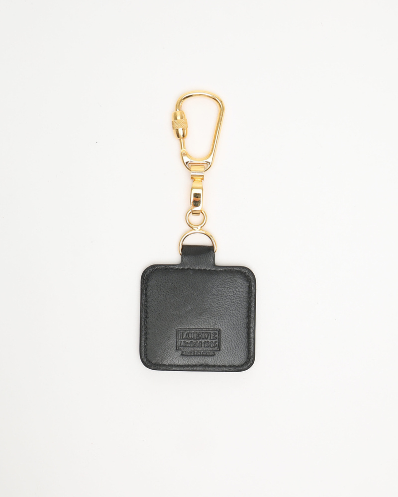 Loewe Anagram Leather Keychain