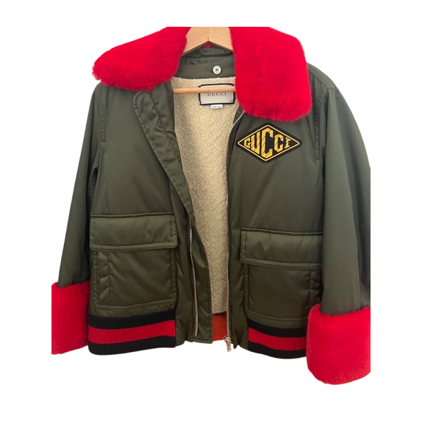 Gucci Veste doublée façon mouton (doublure amovible)